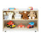 Straight Shelf Storage: Deep, Mobile | Trojan Classroom Furniture Shelving & Cabinets Trojan Classroom Furniture 