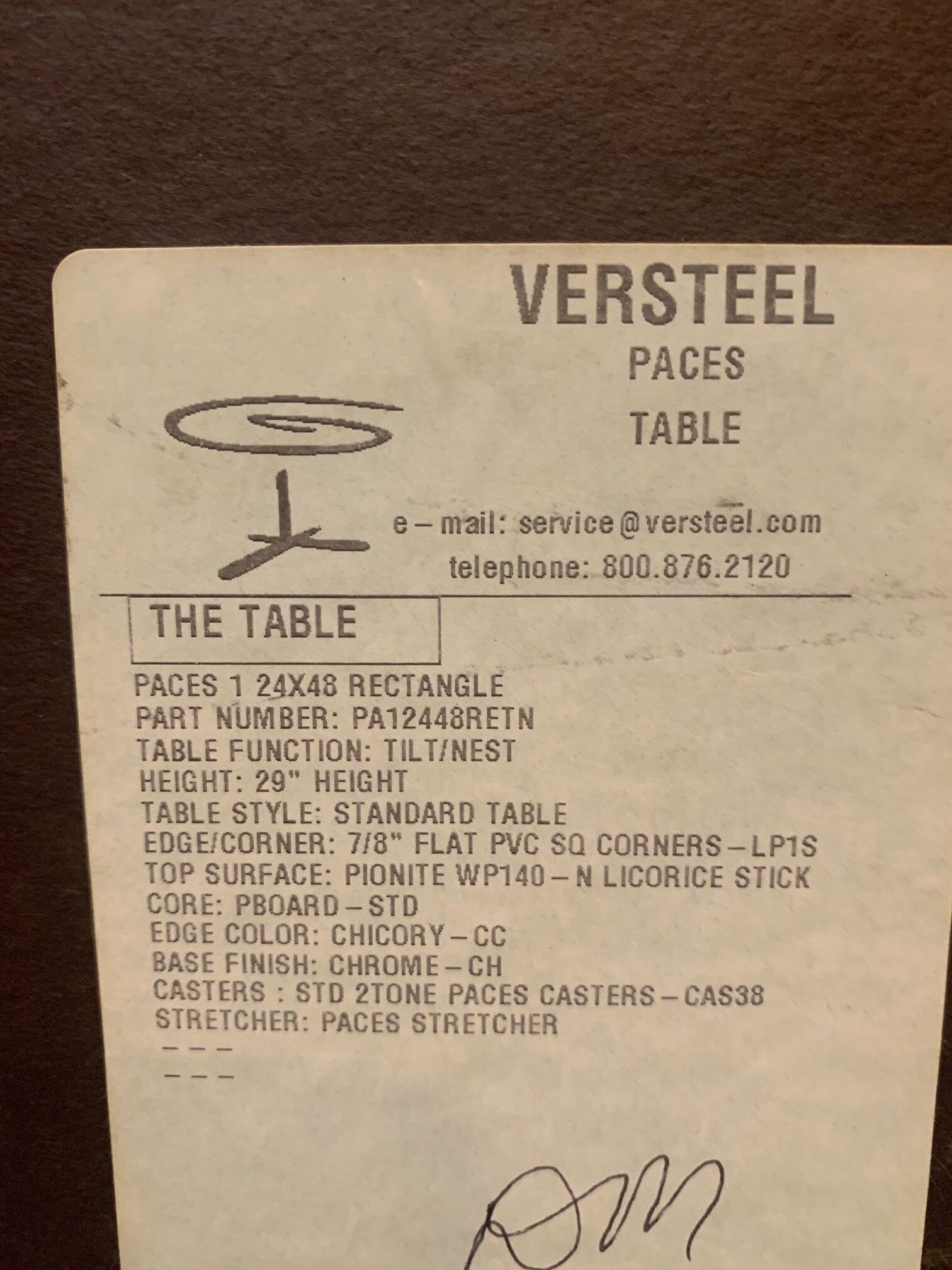 Versteel Paces Fliptop Nesting Demo Table (1 Available) School Furniture by Simplova 