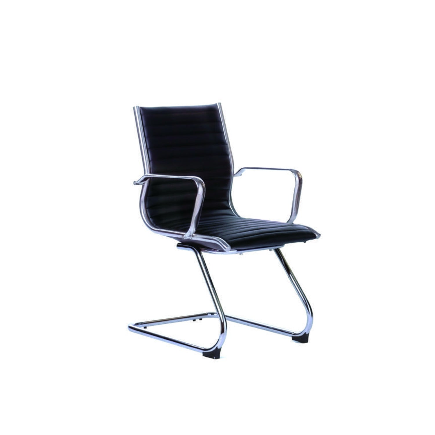 Metro visitor chair by Workspace48 — Black finish illustration