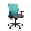 Amplify Midback Office Chair Office Chair, Conference Chair, Computer Chair, Teacher Chair, Meeting Chair SitOnIt Fabric Color Kiss Mesh Color Aqua Swivel Tilt ($0)