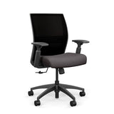 Amplify Midback Office Chair Office Chair, Conference Chair, Computer Chair, Teacher Chair, Meeting Chair SitOnIt Fabric Color Kiss Mesh Color Onyx Swivel Tilt ($0)