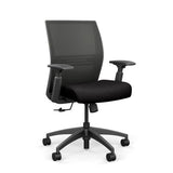Amplify Midback Office Chair Office Chair, Conference Chair, Computer Chair, Teacher Chair, Meeting Chair SitOnIt Fabric Color Licorice Mesh Color Nickel Swivel Tilt ($0)