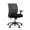 Amplify Midback Office Chair Office Chair, Conference Chair, Computer Chair, Teacher Chair, Meeting Chair SitOnIt Fabric Color Navy Mesh Color Nickel Swivel Tilt ($0)