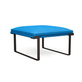 Cameo Single Seat Lounge Bench Lounge Seating, Modular Lounge Seating SitOnIt Frame Color Bronze Fabric Color Electric Blue 