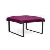 Cameo Single Seat Lounge Bench Lounge Seating, Modular Lounge Seating SitOnIt Frame Color Bronze Fabric Color Grape 