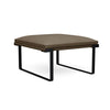 Cameo Single Seat Lounge Bench Lounge Seating, Modular Lounge Seating SitOnIt Frame Color Charcoal Fabric Color Cafe 