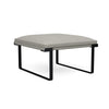 Cameo Single Seat Lounge Bench Lounge Seating, Modular Lounge Seating SitOnIt Frame Color Charcoal Fabric Color Fog 