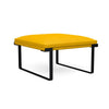 Cameo Single Seat Lounge Bench Lounge Seating, Modular Lounge Seating SitOnIt Frame Color Charcoal Fabric Color Lemon 