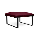 Cameo Single Seat Lounge Bench Lounge Seating, Modular Lounge Seating SitOnIt Frame Color Charcoal Fabric Color Maroon 