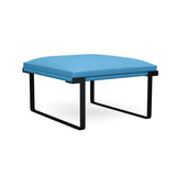 Cameo Single Seat Lounge Bench Lounge Seating, Modular Lounge Seating SitOnIt Frame Color Charcoal Fabric Color Ocean 