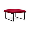 Cameo Single Seat Lounge Bench Lounge Seating, Modular Lounge Seating SitOnIt Frame Color Charcoal Fabric Color Raspberry 