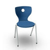 Compass Lupo 4 Legged Chair Classroom Chairs VS America 18 ⅛" Dark Blue 