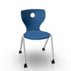 Compass Lupo Chair on Castors Classroom Chairs VS America 13 ⅜" Dark Blue 