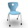 Compass Lupo Chair on Castors Classroom Chairs VS America 13 ⅜" Light Blue 
