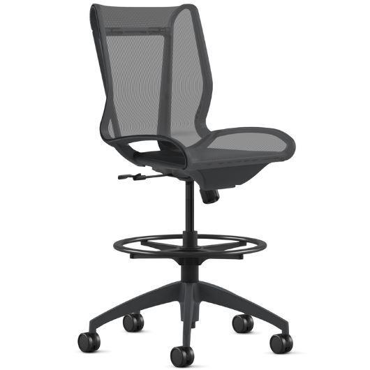 Cydia 3306 - 3308 Stool Plastic Nylon Base Armless Stools 9to5 Seating 
