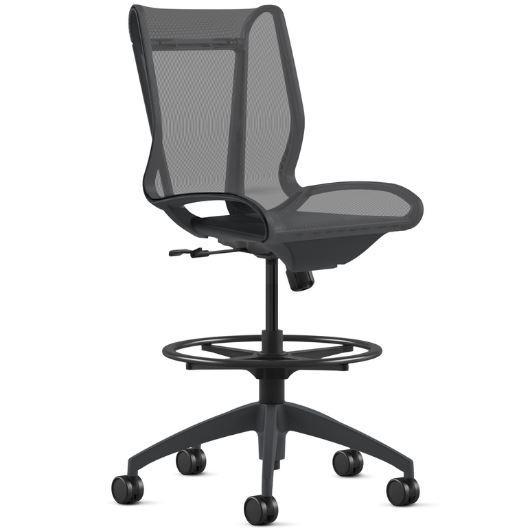 Cydia 3306 - 3308 Stool Plastic Nylon Base Armless Stools 9to5 Seating 
