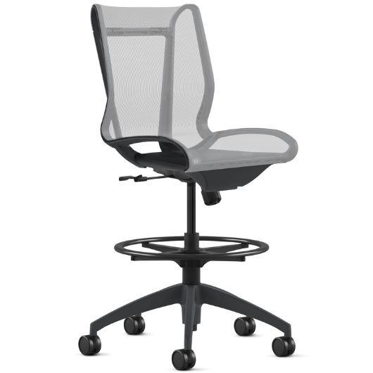 Cydia 3306 - 3308 Stool Plastic Nylon Base Armless Stools 9to5 Seating 
