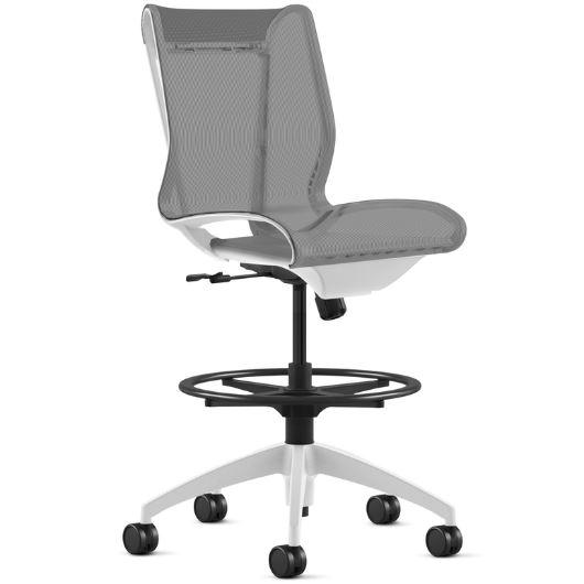 Cydia 3306 - 3308 Stool Plastic Nylon Base Armless Stools 9to5 Seating 