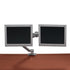 Double Monitor Double Extension with Height Adjustment Single Monitor Arm OfficeToGo 