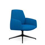 Envoi Midback Lounge Chair Lounge Seating SitOnIt Fabric Color Electric Blue Auto Return Frame Color Charcoal
