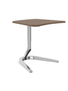 ESI Ergo Motific Height Adjustable Laptop Table Height Adjustable Table ESI Ergo Color Silver Table Shape Amorphic Laminate Color Amati Walnut