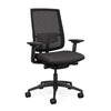 Focus 2.0 Office Chair - Mesh Back Office Chair, Conference Chair, Computer Chair, Teacher Chair, Meeting Chair SitOnIt Fabric Color Ebony Mesh Color Charcoal 
