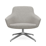 Gobi Midback Lounge Chair Midback Lounge Chair SitOnIt Fabric Color Platinum Auto Return Frame Color Polished Aluminum