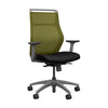 Hexy Conference Chair Conference Chair, Meeting Chair SitOnIt Frame Color Fog Mesh Color Apple Fabric Color Licorice
