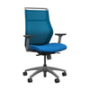 Hexy Conference Chair Conference Chair, Meeting Chair SitOnIt Frame Color Fog Mesh Color Electric Blue Fabric Color Electric Blue