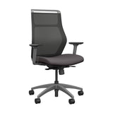 Hexy Conference Chair Conference Chair, Meeting Chair SitOnIt Frame Color Fog Mesh Color Nickle Fabric Color Kiss