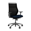 Hexy Conference Chair Conference Chair, Meeting Chair SitOnIt Frame Color Fog Mesh Color Onyx Fabric Color Navy