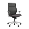 Hexy Conference Chair Conference Chair, Meeting Chair SitOnIt Frame Color White Mesh Color Nickle Fabric Color Kiss