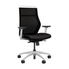 Hexy Conference Chair Conference Chair, Meeting Chair SitOnIt Frame Color White Mesh Color Onyx Fabric Color Licorice