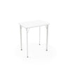 Intellect Wave 4-Leg Desk Laminate Top Classroom Desks, Sit-to-Stand KI Edge Color Frosty White Frame Color Cottonwood Laminate Color Markerboard White