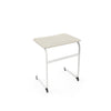 Intellect Wave Cantilever Desk Hard Plastic Top Classroom Desks, Sit-to-Stand KI Frame Color Cottonwood Hard Plastic Color Italian Silver Ash 