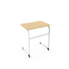 Intellect Wave Cantilever Desk Hard Plastic Top Classroom Desks, Sit-to-Stand KI Frame Color Cottonwood Hard Plastic Color Kensington Maple 
