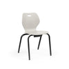 Intellect Wave Four-Leg 18" Classroom Chairs KI Frame Color Black Plastic Color Light Tone 