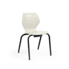 Intellect Wave Four-Leg 18" Classroom Chairs KI Frame Color Black Plastic Color Wet Sand 