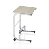 Intellect Wave Sit-to-Stand Desk Hard Plastic Top Classroom Desks, Sit-to-Stand KI Frame Color Cottonwood Hard Plastic Color Italian Silver Ash 