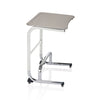 Intellect Wave Sit-to-Stand Desk Hard Plastic Top Classroom Desks, Sit-to-Stand KI Frame Color Cottonwood Hard Plastic Color White Nebula 