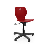 Intellect Wave Task Chair | No Tilt or With Tilt | Glides or Casters Classroom Chairs KI With Tilt Casters Plastic Color Cayenne