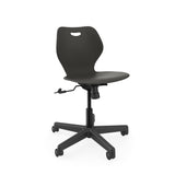 Intellect Wave Task Chair | No Tilt or With Tilt | Glides or Casters Classroom Chairs KI With Tilt Casters Plastic Color Flannel