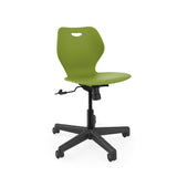 Intellect Wave Task Chair | No Tilt or With Tilt | Glides or Casters Classroom Chairs KI With Tilt Casters Plastic Color Grass Green