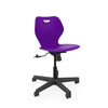Intellect Wave Task Chair | No Tilt or With Tilt | Glides or Casters Classroom Chairs KI With Tilt Casters Plastic Color Mardi Gras