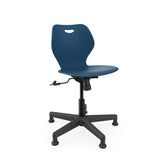 Intellect Wave Task Chair | No Tilt or With Tilt | Glides or Casters Classroom Chairs KI With Tilt Glides Plastic Color Sky Blue