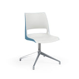 KI Doni Guest Chair | Four-star Swivel Base | 2 Tone Shell Guest Chair KI Shell Color Cottonwood Shell Color Surfs Up 