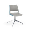 KI Doni Guest Chair | Four-star Swivel Base | 2 Tone Shell Guest Chair KI Shell Color Warm Grey Shell Color Surfs Up 