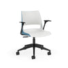 KI Doni Task Chair 2-Tone | Armless & with Arms | 5 Star Base Light Task Chair, Conference Chair, Computer Chair, Meeting Chair KI With Arms Shell Color Cottonwood Shell Color Surfs Up