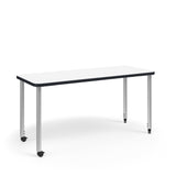 KI Ruckus Activity Rectangle Table | Fixed or Adjustable Height | Round Corners Student Desk KI 