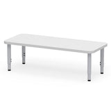KI Ruckus Activity Rectangle Table | Floor Height Adjustable | Round Corners Student Desk KI 